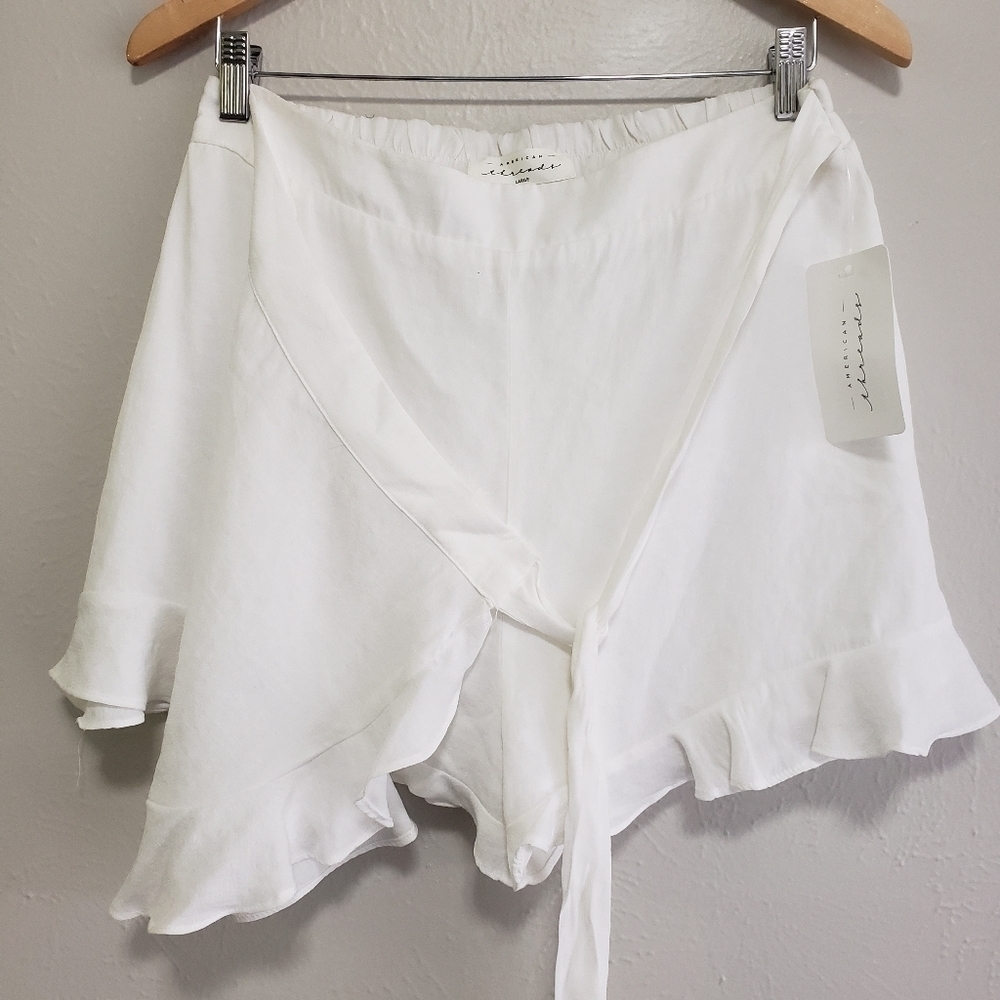 American Threads White Ruffle Skort - Picture 6 of 7